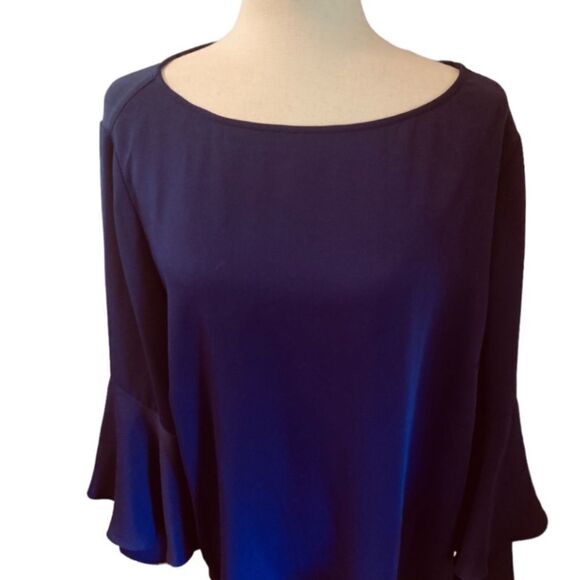 Chicos Purple/Dark Blue Tunic - Picture 4 of 10